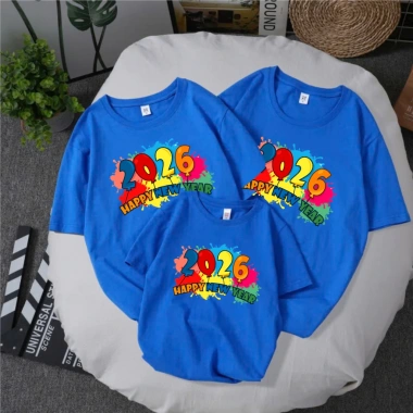 Áo thun tết 2.026 cotton mịn mát, áo thun gia đình tết 2.026 - Giá chỉ 30.000đ đồng phục Anh Nga