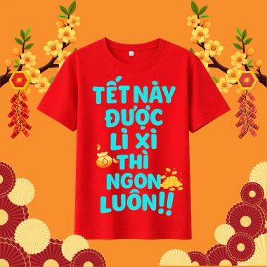 Áo Thun Tết 2.026 đồng phục gia đình, nhóm, công ty - Giá chỉ 72.750đ giảm mạnh 4