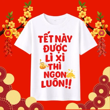 Áo Thun Tết 2.026 đồng phục gia đình, nhóm, công ty - Giá chỉ 72.750đ giảm mạnh 5