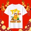 Áo Thun Tết 2.026 Form Basic Gia Đình Nhóm Công Ty Hoạ Tiết Tết Vui Trên Hết Viễn Phát Uniform Giá 72.750 VND 5