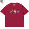 Áo Thun Tết 2.026 Form Rộng Cotton 230gsm In 3 Con Ngựa Giả Thêu Đặt Theo Yêu Cầu