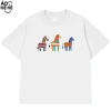 Áo Thun Tết 2.026 Form Rộng Cotton 230gsm In 3 Con Ngựa Giả Thêu Đặt Theo Yêu Cầu 5