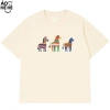Áo Thun Tết 2.026 Form Rộng Cotton 230gsm In 3 Con Ngựa Giả Thêu Đặt Theo Yêu Cầu 6