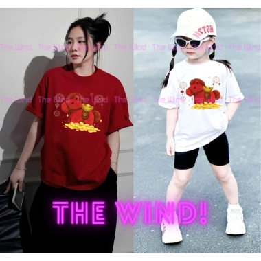 Áo Thun Tết 2.026 Ngựa Tài Lộc Cotton 100% Unisex Mẹ & Bé Giá 100.000 VND