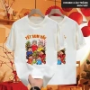 Áo Thun Tết 2.026 SUM VẦY Unisex Hạnh Phúc Cổ Tròn Vải CVC Cá Sấu Không Xù In Sắc Nét 8