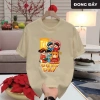 Áo Thun Tết 2.026 Unisex Nam Nữ Cổ Tròn Vải CVC Cá Sấu Mềm Mại Co Giãn In Đẹp Du Xuân