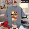 Áo Thun Tết 2.026 Unisex Nam Nữ Cổ Tròn Vải CVC Cá Sấu Mềm Mại Co Giãn In Đẹp Du Xuân 4