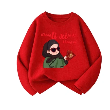 Áo thun Tết dài tay 2.026 Unisex nam nữ, size 8‑97kg, in hình, giá 129.000₫