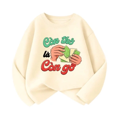 Áo thun Tết dài tay unisex cotton mềm mát size 8-97kg - Giá chỉ 129.000 VND