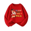 Áo thun Tết dài tay unisex cotton mềm mát size 8-97kg - Phong cách trẻ trung 4