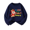 Áo thun Tết dài tay unisex cotton mềm mát size 8-97kg - Phong cách trẻ trung 5