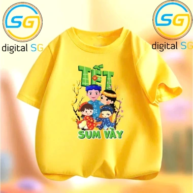 Áo Thun Tết Sum Vầy Đủ Size Cho Cả Gia Đình - Giảm Giá Sốc 55k, Giá Gốc 67.650đ