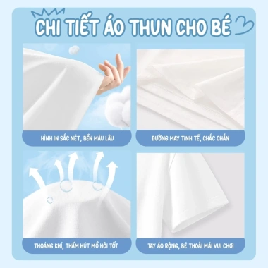 Áo thun trẻ em Tết 2.026 Bính Ngọ hình Ngựa cotton thoải mái NK260 105k