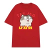 Áo thun unisex Tết cổ tròn Hồng Lì Xì Cắn Á - cotton mềm mại, in trẻ trung, giá 52.500₫ 2