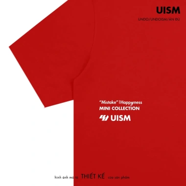 Áo Thun Unisex Undo Mistake 100% Cotton Đỏ Đen Trắng - Happyness Mini, Giá 167k giảm 20%
