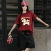 Áo thun unisex UX30-1.123 Tết 2.026 hình ngựa trắng Lucky Horse dáng oversized WETEE giá 205.000₫ 2