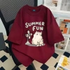 Áo thun unisex WETEE UX30 hình mèo dễ thương, dáng oversized, giảm giá còn 205.000 VND