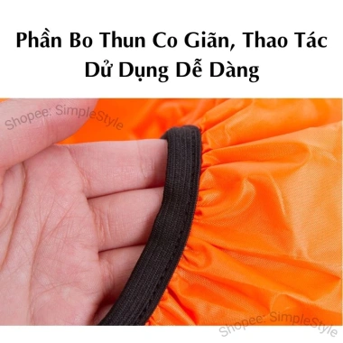 Áo Trùm Balo Chống Nước Đi Mưa Thể Tích Lớn Bền Đẹp Gấp Gọn Tiện Lợi Giá 38.500 VND 3 Áo Trùm Balo Chống Nước Đi Mưa Thể Tích Lớn Bền Đẹp Gấp Gọn Tiện Lợi Giá 38.500 VND 3