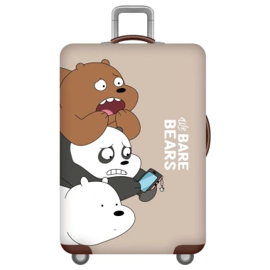 Áo Trùm Vali Gấu Nâu - Túi Bọc Chống Trầy Xước, Chống Bụi, Vải Thun Dày 78.000₫