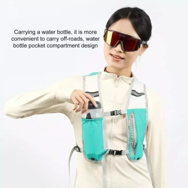 Áo vest chạy bộ Scandihome0 nylon chống thấm, giá đỡ điện thoại, ngăn bình nước - 114.700₫ 4