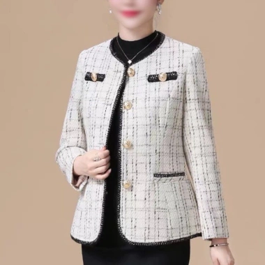 Áo vest Dạ TWEET kẻ cho mẹ trung niên 42-78kg - Giá ưu đãi 379.000 đồng có sẵn 8
