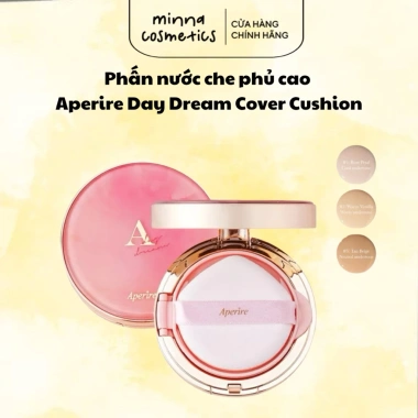 APERIRE Phấn Nước Kiềm Dầu Day Dream Cover Cushion SPF50+ PA++++ Che Khuyết Điểm 390k