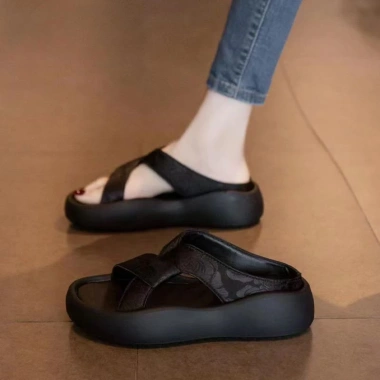 A.t.a Giày Sandal Đế Dày Mùa Hè Phong Cách Flip-Flops Thời Trang Đi Biển 260k 2