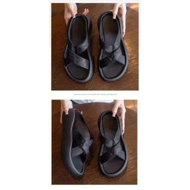 A.t.a Giày Sandal Đế Dày Mùa Hè Phong Cách Flip-Flops Thời Trang Đi Biển 260k 8