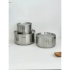 Âu inox Chockmen nắp đậy 10-12-14cm - Đựng nước sốt, nước chấm, bảo quản tủ lạnh, chỉ 259.000 5