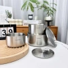 Âu inox Chockmen nắp đậy 10-12-14cm - Đựng nước sốt, nước chấm, bảo quản tủ lạnh, chỉ 259.000 7