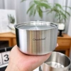 Âu inox Chockmen nắp đậy 10-12-14cm - Đựng nước sốt, nước chấm, bảo quản tủ lạnh, chỉ 259.000 9
