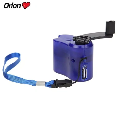 Auz Đèn Pin Khẩn Cấp Ngoài Trời Dynamo 5.5V Tay Quây Điện Sạc Du Lịch Sinh Tồn