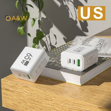 A&W 65W USB-C PD Sạc Nhanh Đa Năng cho Huawei, Tablet, Pad Power Adapter Du Lịch Giá 38.217₫