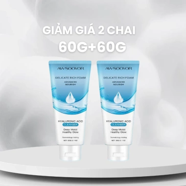 AWSOOYOR Sữa rửa mặt Amino Acid 60g - làm sạch, mềm mại, không khô rát, kiểm soát dầu, đa dạng da