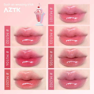 AZTK Son Dưỡng Màu Kem Bùn 1.9g - Son Lì Tint Bóng, Dưỡng Ẩm, Lâu Trôi, Giá 108k