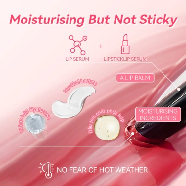 AZTK Son Dưỡng Màu Kem Bùn 1.9g - Son Lì Tint Bóng, Dưỡng Ẩm, Lâu Trôi, Giá 108k
