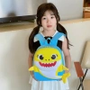 Ba lô cá mập hoạt hình dễ thương, nhẹ rộng rãi, chất lượng cao cho trẻ – du lịch, đi học, phiêu lưu 7