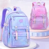 Ba lô công chúa Doremi canvas chống nước mòn, thoáng khí, sức chứa lớn gradient thời trang bé 4