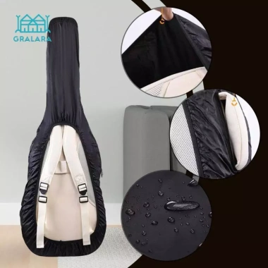 Ba Lô Đàn Guitar Chống Nước, Bao Da Du Lịch Vỏ Bọc Bụi, Bảo Vệ Ngoài Trời