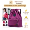 Ba Lô Dây Rút Gấp Gọn Chống Thấm Đa Năng - Dã Ngoại, Túi Chống Trộm 160k