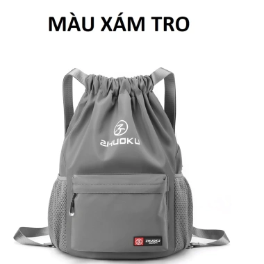 Ba lô dây rút thể thao chống nước đa năng, sức chứa lớn, tiện lợi cho nam nữ - 133.000đ 9