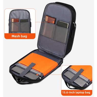 Ba lô du lịch công sở Kabohut nam định hình - Túi đựng Laptop 15,6 inch chống trộm giá ưu đãi 817.083 VND 7