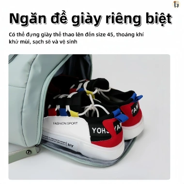 Ba lô du lịch đa năng vải Oxford, có ngăn giày, túi gym và học, giá chỉ 190.000₫ 8 Ba lô du lịch đa năng vải Oxford, có ngăn giày, túi gym và học, giá chỉ 190.000₫ 8