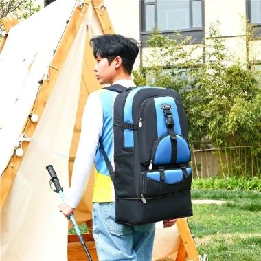 Ba lô du lịch dung tích lớn, mở rộng đáy - Balo cao cấp, giảm giá 162k 2