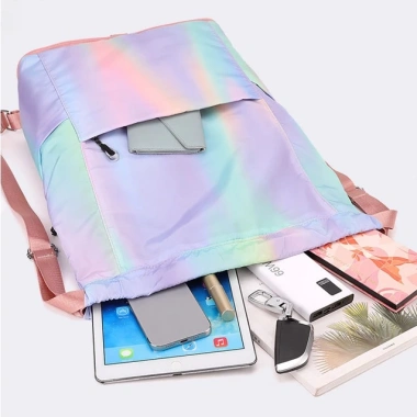 Ba lô du lịch HARAS HR375 - Túi Duffel dây rút gấp gọn, nhẹ, phù hợp đi bộ đường dài, tập thể dục - Giá chỉ 159.000₫ 4