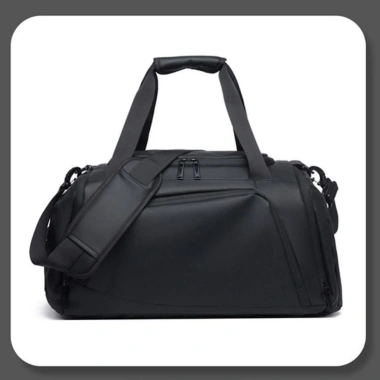 Ba lô du lịch LLCY Duffel PU sức chứa lớn, thời trang chống thấm nước, túi tập thể dục đa năng