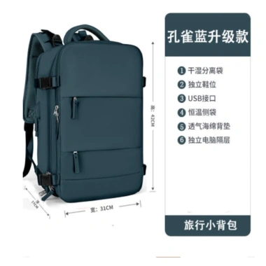 Ba Lô Du Lịch Nữ Chống Thấm Nước, Sức Chứa Lớn, Cổng Sạc USB - Giá 240.999 VND