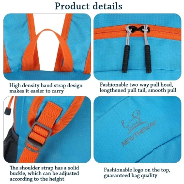 Ba lô gấp HOBBYHUB Túi leo núi thể thao ngoài trời Unisex Siêu nhẹ chịu nước