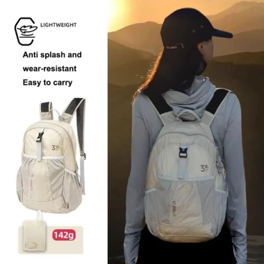 Ba lô gập UTENEW siêu nhẹ, chống nước, dây đeo điều chỉnh, phù hợp leo núi và đi bộ