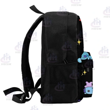 Ba lô học sinh BT21 BTS - Sức chứa lớn, thiết kế đơn giản, phù hợp cho trường học, du lịch, leo núi - 421.593 VND